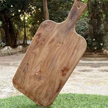 Teak wood Cutting board plus serving tray. made from teak wood. Aged, Kerala teak