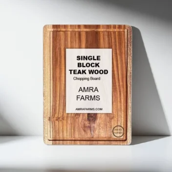 Premium Single Block Teak Wood Chopping Board