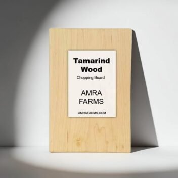 Premium Tamarind Wood Chopping Board - Single Block PuliMutti - Heavy Duty Kitchen Cutting Board