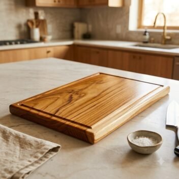 Teak Wood Chopping board by Amra Farms – view 4