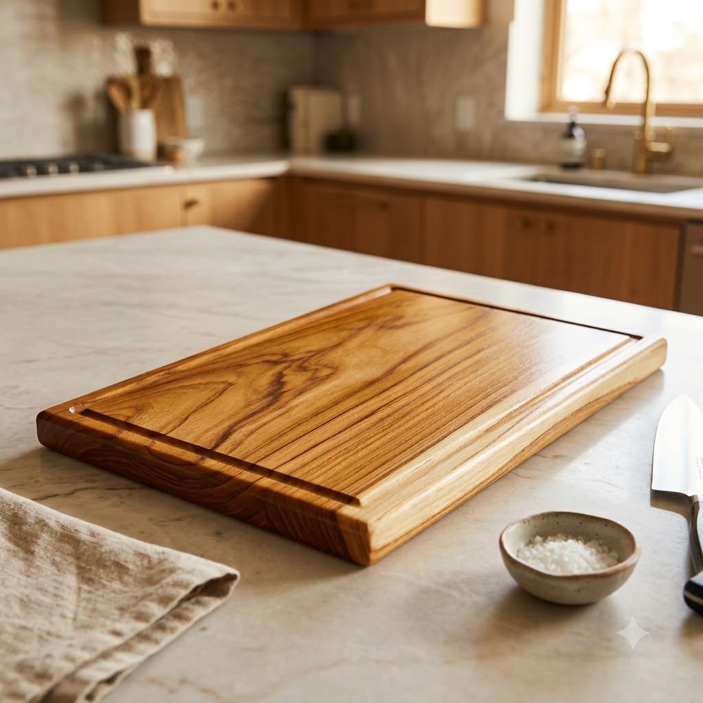 Teak Wood Chopping board by Amra Farms – view 4