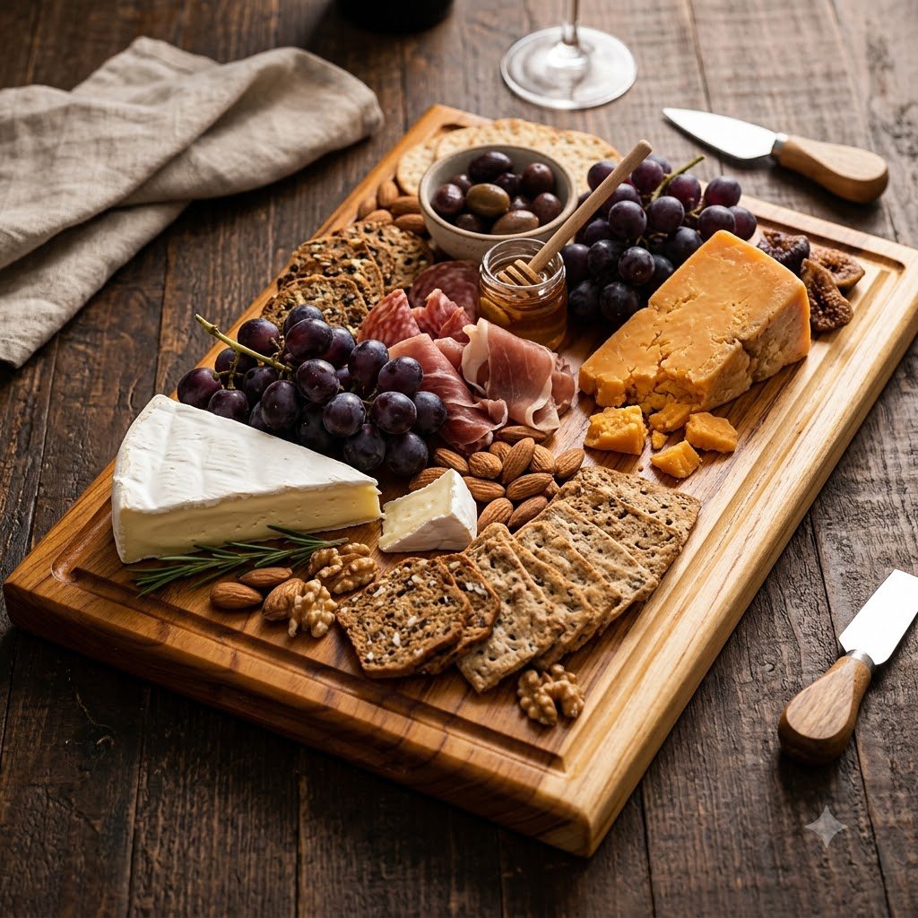 Charcuterie platter – Teak Wood Chopping board