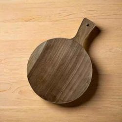 Round Wooden Pizza Platter