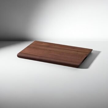Small premium teak wood bar cutting board, handcrafted and knife-friendly, ideal for cocktail prep and serving at home bars
