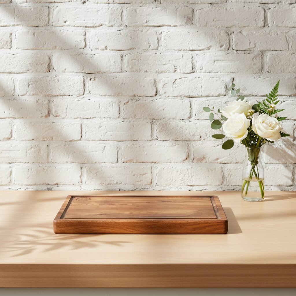 large hardwood meat chopping board by amra farms premium teak wood cutting butcher board for meat vegetables kitchen prep Amra Farms large teak wood meat chopping board – durable hardwood butcher board for kitchen meat and vegetable prep