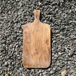 Elegant Teak Wood Cheese Board – Premium Serving Tray for Cheese & Crackers