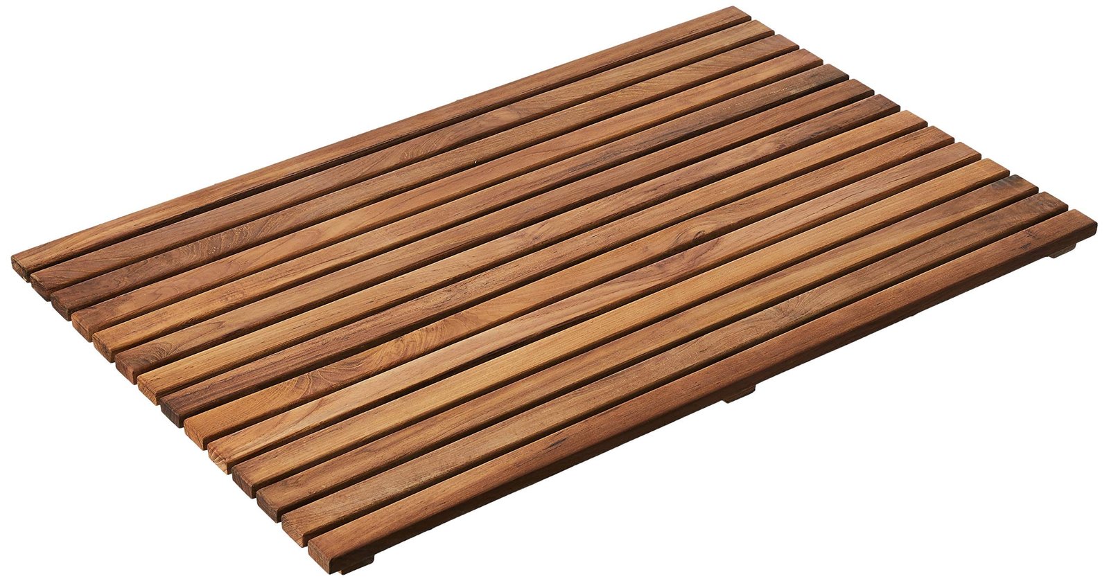 Premium Teak Wood Shower Mat 2×1 Feet – Spa Bathroom Wooden Bath Mat - Image 2