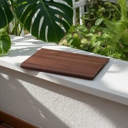 Small Single Block Teak Wood Chopping Board 14×6×.75 Inch – Edge Grain Chopping Board
