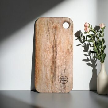 Small Teak Wood Vegetable Cutting Board 6×12 Inch – Rectangular Chopping Board - Image 3