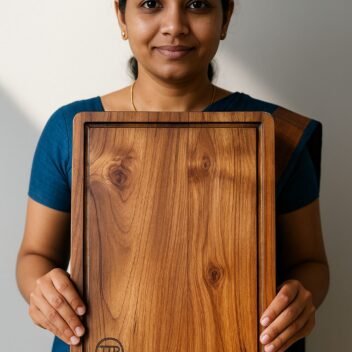 Large Teak wood Meat Chopping Board