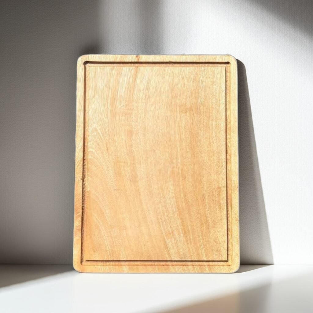 Wooden Steak Cutting and Serving Board (40 x 30 x 2 cm)