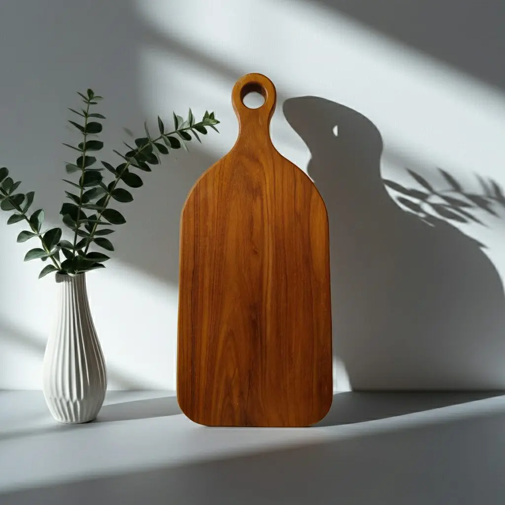 Amra Farms Small Rustic Wooden Mini Cutting Board  with Handle - Image 3