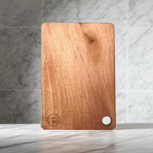 "Durable large wooden cutting board for bread, meat, and vegetables"