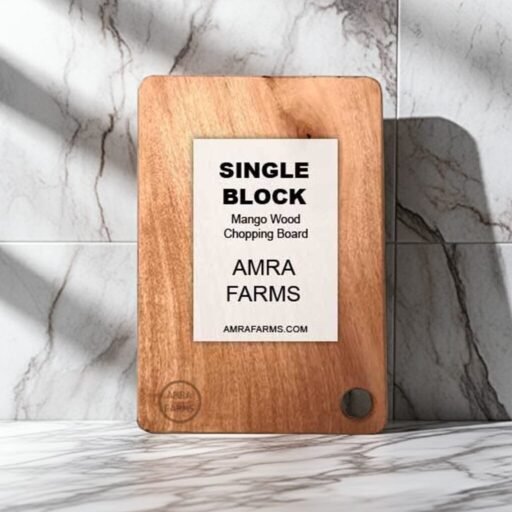 "Handcrafted solid wood XL cutting board for professional kitchens"