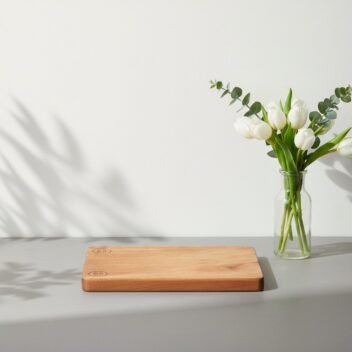 Extra-Large Mango Wood Cutting Board by Amra Farms, XL Wooden Chopping & Butcher Board for Meat and Vegetables 45x30x2 cm