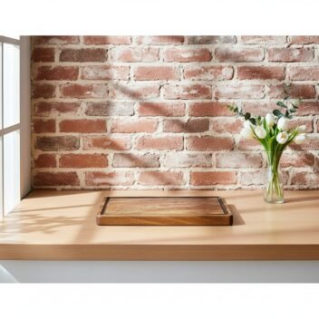 Premium single-block mango wood chopping board by Amra Farms, big rectangular wooden cutting board for heavy-duty kitchen and meal preparation