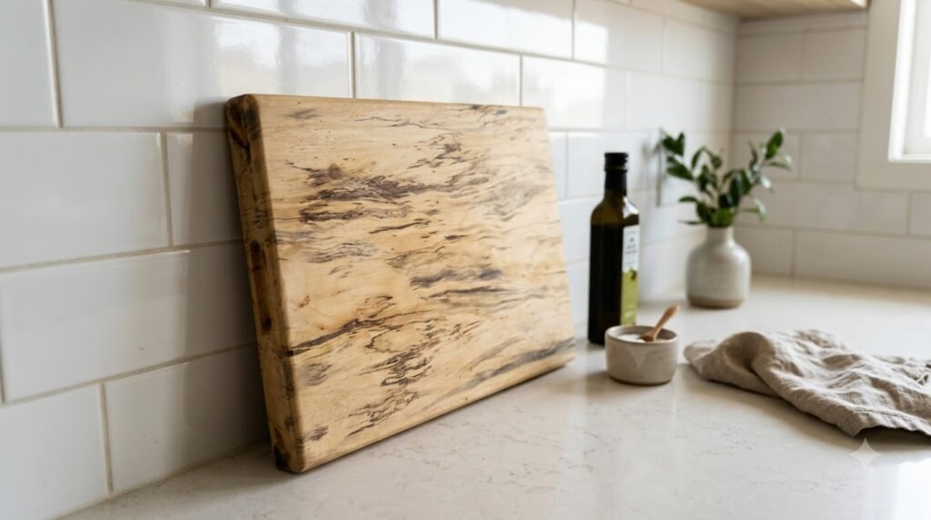 Medium Premium Single Block Tamarind Wood Chopping Board 10×16×1.5 Inch – PuliMutti Collection