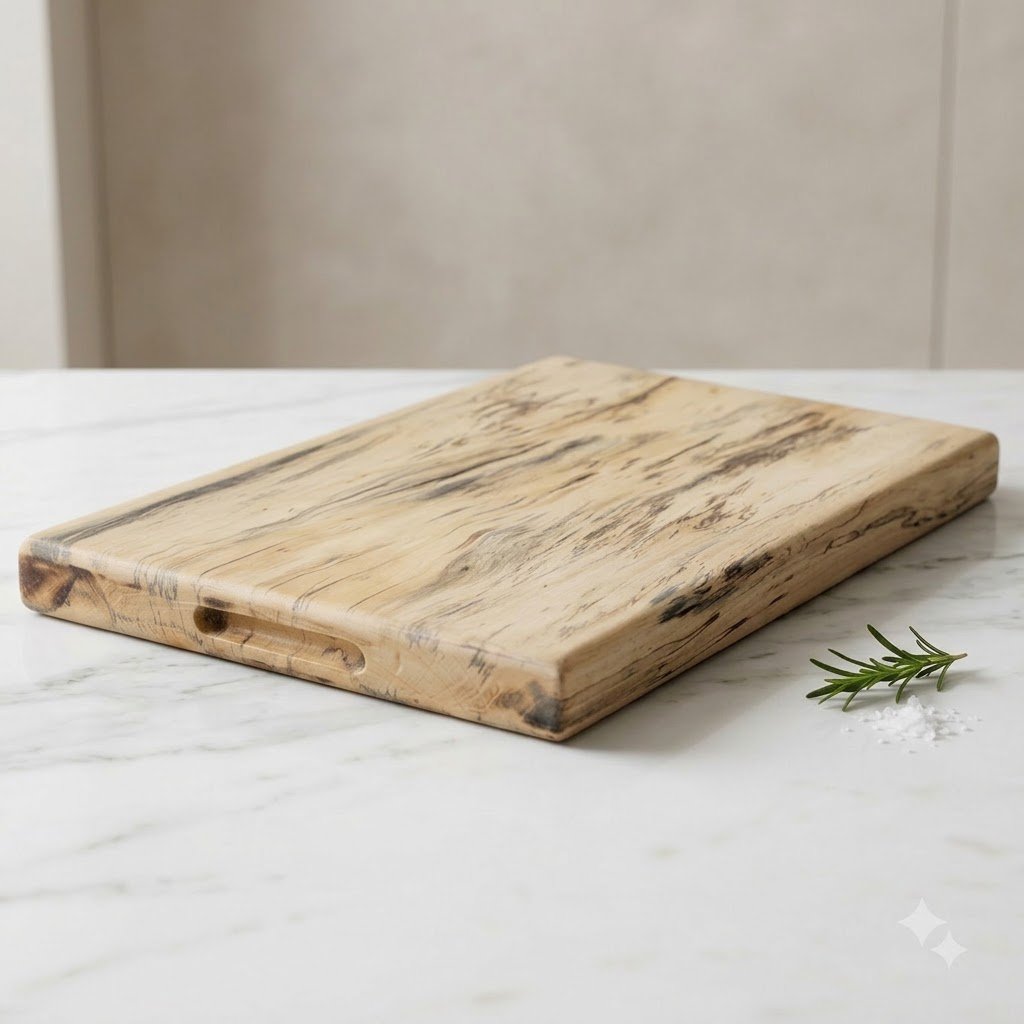 Medium Premium Single Block Tamarind Wood Chopping Board 10×16×1.5 Inch – PuliMutti Collection