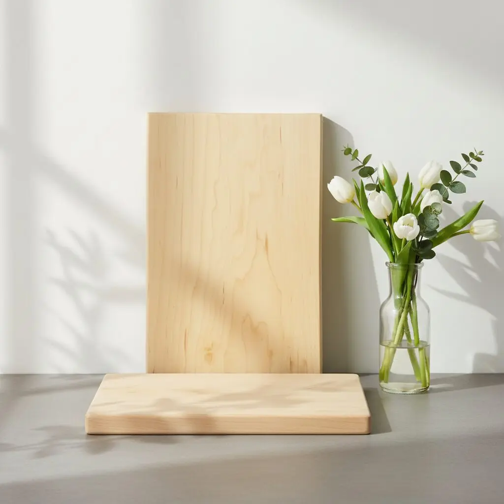 Small Tamarind Wood Chopping Board by Amra Farms, Single-Block Wooden Cutting Board for Meat, Vegetables, and Kitchen Prep