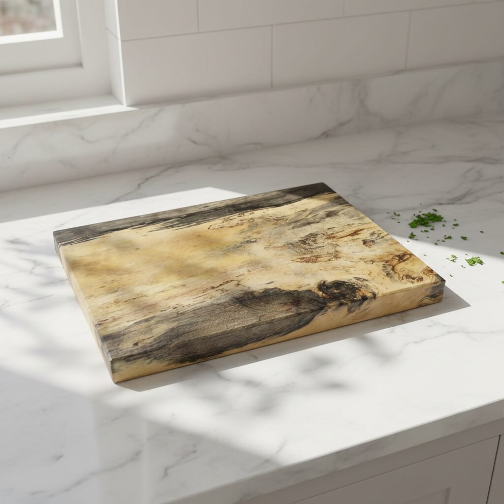 Spalted Tamarind Wood Chopping Board – Wild, Beautiful and Unpredictable