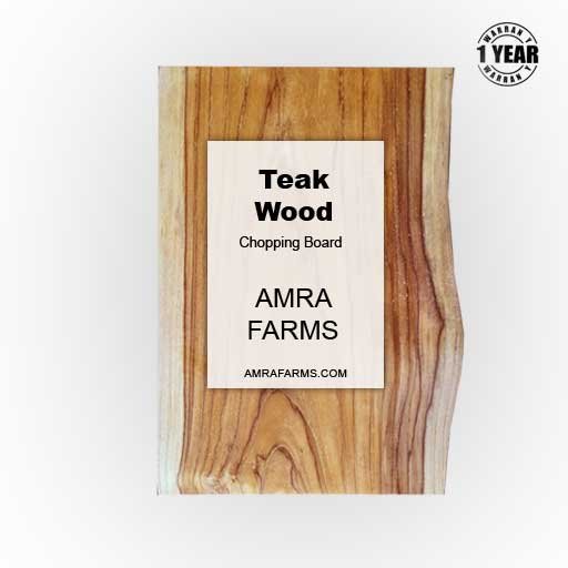 Live Edge Teak Wood Chopping Board – Handcrafted & Premium Quality