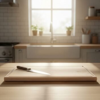 Tamarind Wood Extra Large Single Block Chopping Board