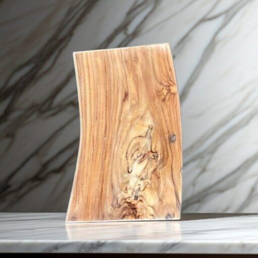 Live Edge Hard Wood Teak Chopping Board - Image 3