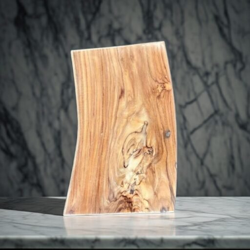 Live Edge Hard Wood Teak Chopping Board - Image 2