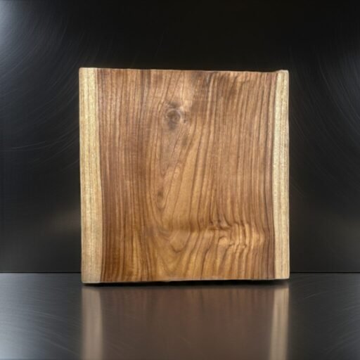 Durable square chopping board made of teak wood