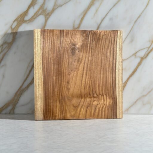Square wooden chopping board