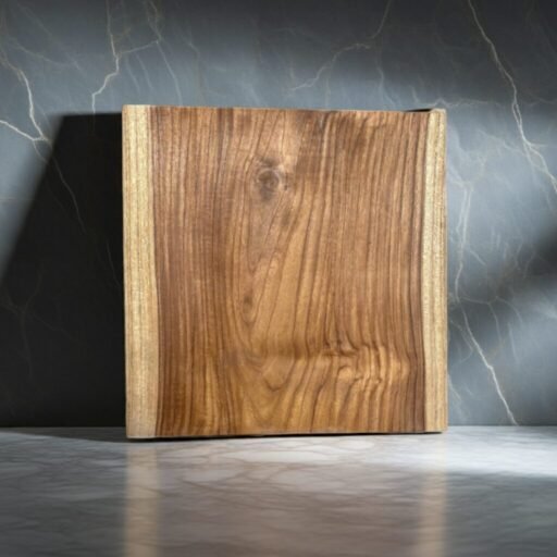 Durable square wooden chopping board