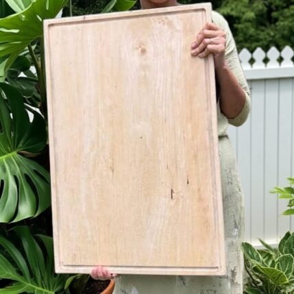 Tamarind Wood Extra Large Single Block Chopping Board