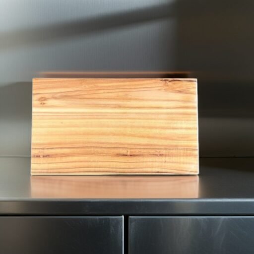Teak Single Block Medium Minimalist chopping boards - Image 3