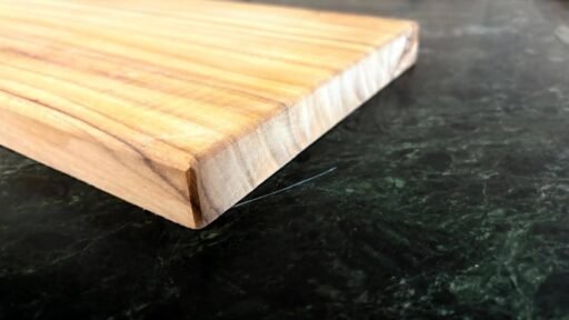Teak Single Block Medium Minimalist chopping boards - Image 2