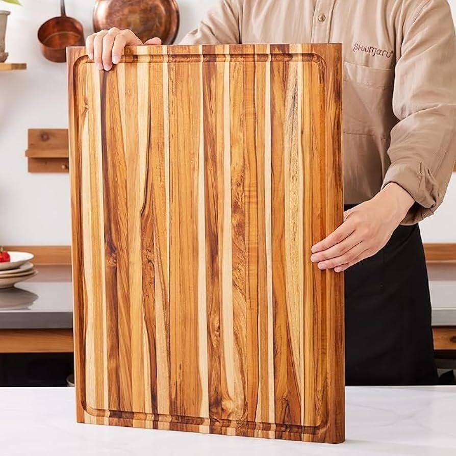 Grade C Teak wood cutting boards 
