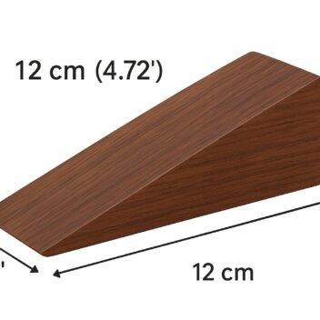 Wooden Door Stopper by Amra Farms, Handmade Durable Door Stop for Home, Office, and Interior Use, Premium Wood Finish