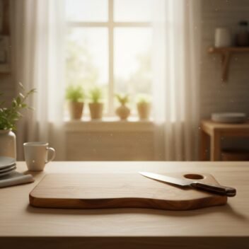 Live Edge Serving Tray with Hanging Hole 14x8x1 inch – Wooden Serving Board - Image 2