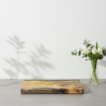 Medium Spalted Tamarind Wood Meat Cutting Board 10×16×1 Inch – Wooden Chopping Board - Image 2