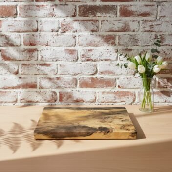 Medium Spalted Tamarind Wood Meat Cutting Board 10×16×1 Inch – Wooden Chopping Board - Image 5