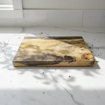 Medium Spalted Tamarind Wood Meat Cutting Board 10×16×1 Inch – Wooden Chopping Board - Image 4