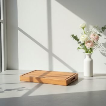 2 Inch Thick Extra large neem wood chopping board - 15x22x2 inch