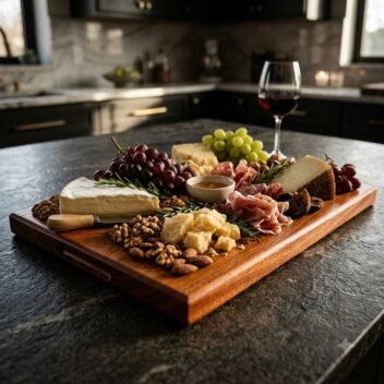 Minimalist Neem wood Chopping board by Amra Farms – view 7